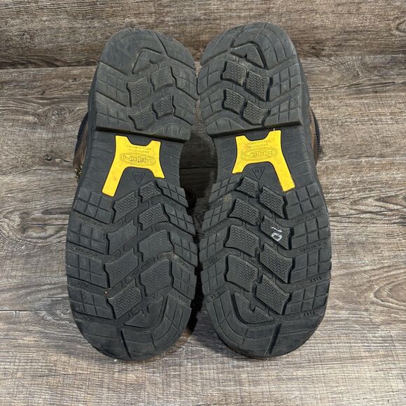 Keen Independence 6" Utility Boots Men's 11D Brown Waterproof Work Leather - Picture 8 of 9